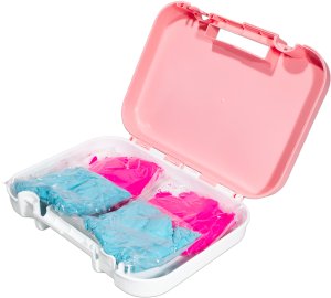 click4TOYS Piasek kinetyczny w walizce Lody ciastka lodziarnia dla dzieci Zestaw XXL 6