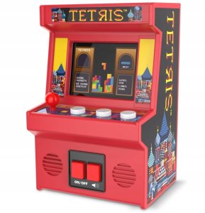 Basic Fun Tetris Konsola Przenośna Gra Retro Mini Automat Arcade Klocki / 09676 (SB11789) 2