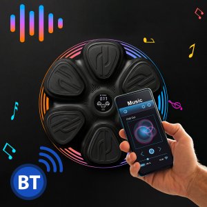 HMS TB12 Elektroniczna tarcza bokserska bluetooth z muzyką i rękawicami 17-44-377 5