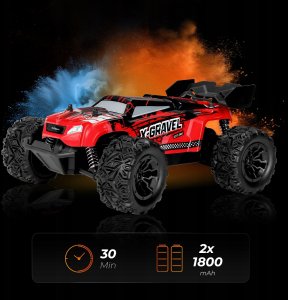 Overmax Zdalnie Sterowany X-Gravel Rc Monster Truck 1:20 20Km/H 8
