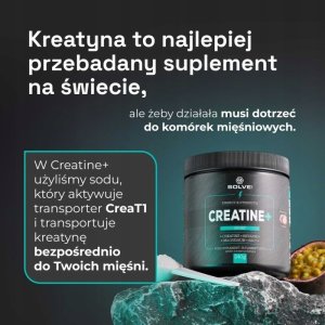 Solve Labs SolveLabs Creatine+ 240g Marakuja kreatyna monohydrat kreatyny one size 4
