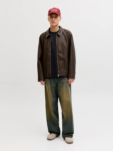 Jack & Jones Jack&Jones męska koszulka t-shirt JJEBARRON TEE SS O-NECK NOOS 12298906 czarny M 3