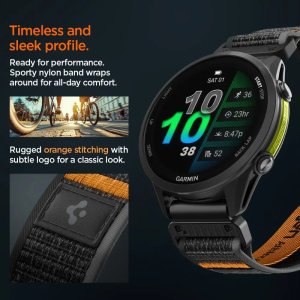 Spigen SPIGEN ATHLEX AIR GARMIN QUICKFIT 22 MM ACTIVE BLACK/ORANGE 8