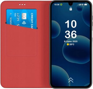 krainaGSM Etui Do Samsung A17 5G | A26 5G Skórzane Zamykane Magnetyczne + Szkło 9H 2