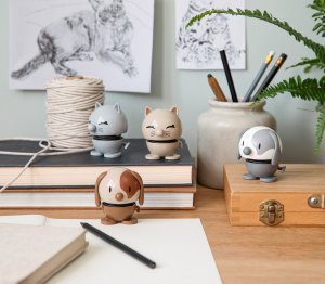 Hoptimist Figurka Cat latte 26130 3