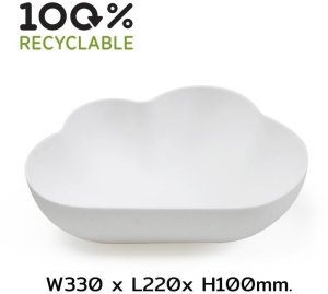 Qualy Miska do sałatek Cloud (10265-WH-CL) 4
