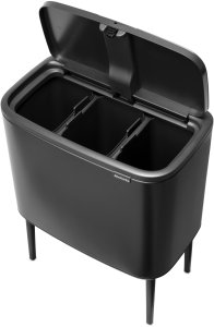 Kosz na pranie Brabantia Bo Touch Hi 3x11 l Confident Grey (233586) 13