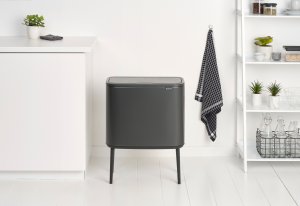 Kosz na pranie Brabantia Bo Touch Hi 3x11 l Confident Grey (233586) 8