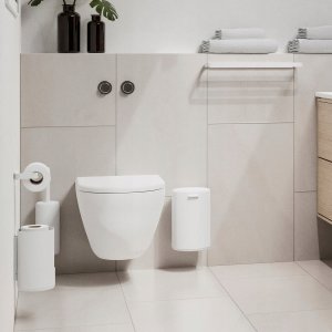 Zone Pojemnik ścienny na papier toaletowy Rim White (14488) 4