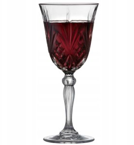Carla Kieliszki do czerwonego wina ze szkła kryształowego Melodia 270 ml 4 sztuki 916098 2