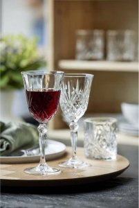 Carla Kieliszki do czerwonego wina ze szkła kryształowego Melodia 270 ml 4 sztuki 916098 4
