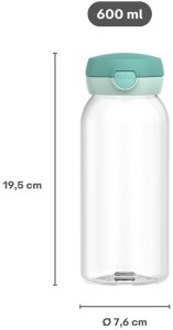 Mepal Butelka Flip Cap Campus 600 ml Unicorn Glow 107485065411 6