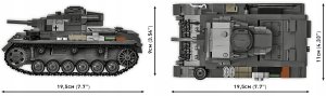Cobi Czołg III Ausf.H 963 elementy 3