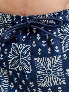 Jack & Jones Jack&Jones męskie szorty do pływania JPSTMAUI SHELL AOP SWIM SHORTS REG 12291808 PAGEENT BLUE 2XL 5
