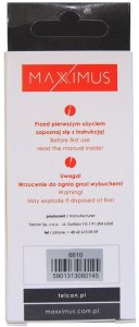 Bateria TKNconnect Maxximus do SAMSUNG E590 900 mAh AB403450BE (GSM276183) 5