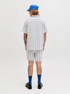 Jack & Jones Jack&Jones męskie szorty JPSTJAIDEN COBA STRIPE JOG SHORTS REG SN 12274413 CLOUD DANCER/STRIPES XL 6