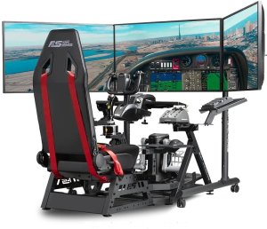 Next Level Racing Next Level Racing Floor stand | Tube Freestanding Triple Monitor Stand | Up to 3x43 " | Height adjustment, Tilt | Maximum weight (capacity) 50 kg | Black 3