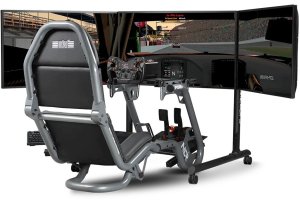 Next Level Racing Next Level Racing Floor stand | Tube Freestanding Triple Monitor Stand | Up to 3x43 " | Height adjustment, Tilt | Maximum weight (capacity) 50 kg | Black 4