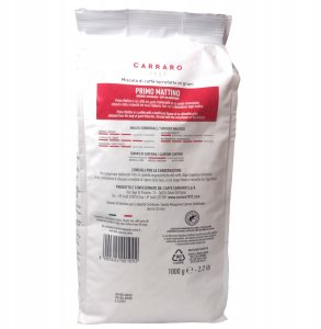 Kawa ziarnista Carraro Kavos pupelės Carraro Primo Mattino CR52PRM31, 1 kg 2