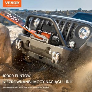 Dragon Winch Wyciągarka elektryczna 4536kg lina syntetyczna pilot wodoodporny offroad 3