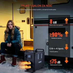 Skan Ogrzewanie postojowe diesel 5-8kW 12V Bluetooth pilot do auta garażu 6