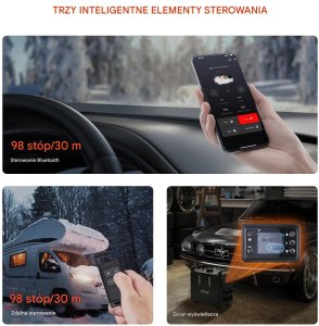 Skan Ogrzewanie postojowe diesel 5-8kW 12V Bluetooth pilot do auta garażu 7