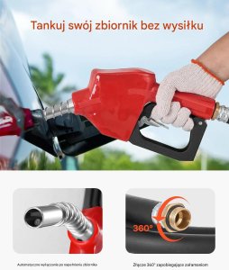 Lumarko Zbiornik paliwa 440L z pompą 12V dystrybutor mobilny do diesla 6