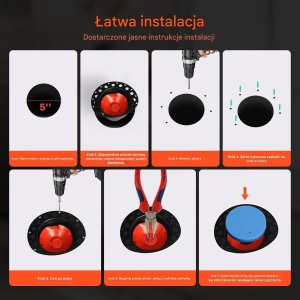 Aptel Odpływ do wanny wolnostojącej zestaw PVC z rurami mosiężnymi 6