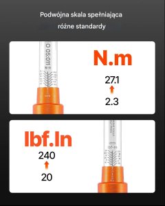 Delphi Tools Klucz dynamometryczny 1/4 2,3-27Nm z bitami i nasadkami do roweru 5