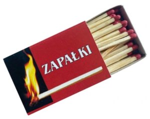 Tytan Zapałki krótkie MONONEGRO 100 pudełek (100 x ~38szt.) 44mm 4