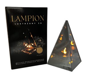 Miloo Home Lampion lustrzany LINDO HOME Piramida 3D LED 20 cm 2
