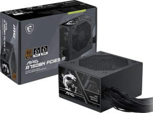 Zasilacz MSI MAG A750BN PCIE5 III 750 W (306-7ZPTX11-HD8) 5