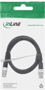 Kabel InLine BNC - BNC 2m czarny 2