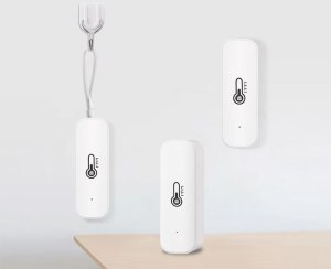 Tuya Czujnik Temperatury i Wilgotności Biały 2x AAA WiFi TUYA 5
