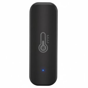 Tuya Czujnik Temperatury i Wilgotności Czarny 2x AAA Wifi TUYA 3