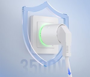 PSmart PSMART Inteligentne Gniazdko z Pomiarem Zużycia Prądu WiFi TUYA 4