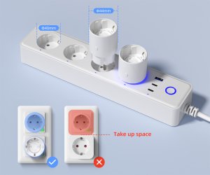 PSmart PSMART Inteligentne Gniazdko z Pomiarem Zużycia Prądu WiFi TUYA 6