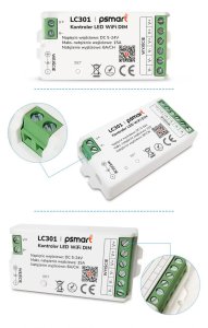 PSmart PSMART Mini Kontroler Ściemniacz LED DIM 5-24V 15A Seria PX WiFi TUYA 3