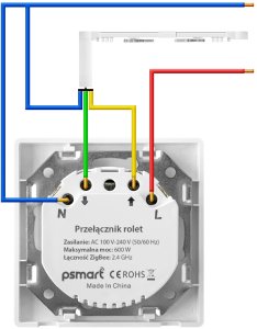 PSmart PSMART Inteligentny sterownik rolet żaluzji szklany B RM ZigBee TUYA Smart 11