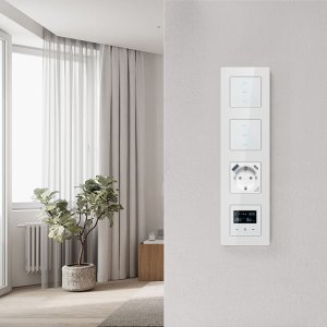 PSmart PSMART Inteligentny sterownik rolet żaluzji szklany B RM ZigBee TUYA Smart 12