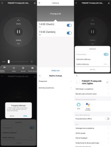 PSmart PSMART Inteligentny sterownik rolet żaluzji szklany B RM ZigBee TUYA Smart 7