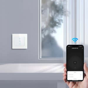 PSmart PSMART Inteligentny sterownik rolet żaluzji szklany B RM ZigBee TUYA Smart 10