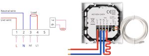 PSmart PSMART Inteligentny Termostat Obciążalny Ogrzewanie 16A Biały RM WIFI TUYA 11