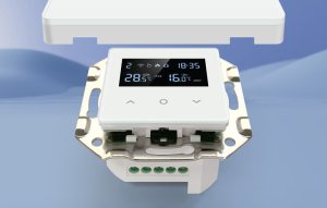 PSmart PSMART Inteligentny Termostat Zwierny Piecyk Bojler 3A Biały RM WIFI TUYA 14