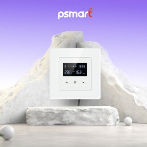 PSmart PSMART Inteligentny Termostat Zwierny Piecyk Bojler 3A Biały RM WIFI TUYA 4