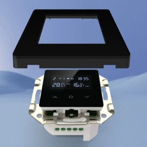 PSmart PSMART Termostat obciążalny ogrzewanie 16A czarny RM ZigBee TUYA 14