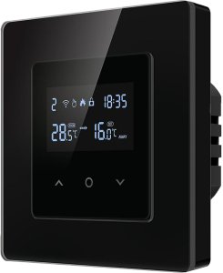 PSmart PSMART Termostat obciążalny ogrzewanie 16A czarny RM ZigBee TUYA 3