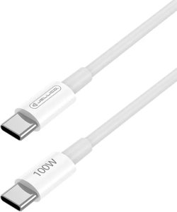 Jellico JELLICO kabel B22 USB-C - USB-C PD 100W 1M Biały 3