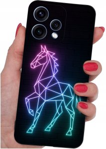 krainaGSM Do Oppo Reno15 5G Wzory Silikonowe Matt Case + Szkło 9H 4