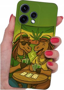 krainaGSM Do Oppo Reno15 5G Wzory Silikonowe Matt Case + Szkło 9H 4